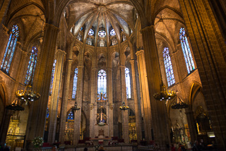 Inside The Barcelona Cathedral