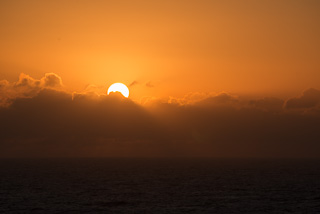 Sunset At Sea