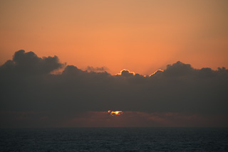 Sunset At Sea