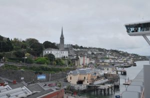 The town of Cobh, Ireland Seen From Our Balcony