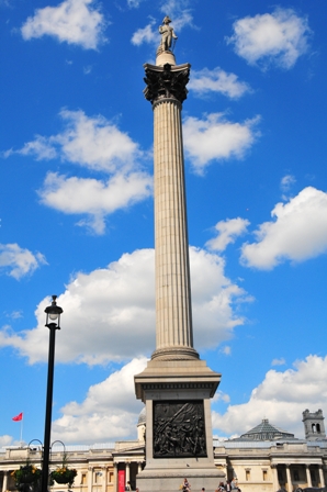 Monument to Lord Nelson In Trafalgar Square