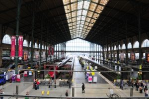 Euostar Train Station In Paris