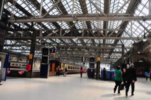Glasgow, Scotland Train Station