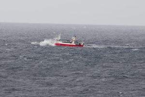 Seeing More Ships As We Approach the British Isles and Ireland