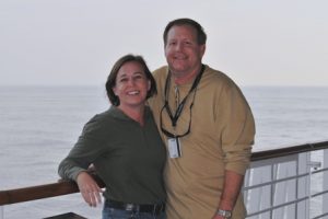 Relaxiing on the Prominade Deck