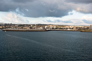 Approaching Cherbourg Harbor