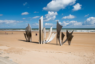 Monument At Omaha Beach
