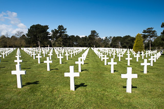 American Cemetery At Omaha Beach