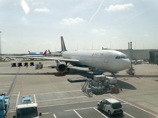 Our Delta Airplane For The Flight To Atlanta