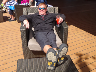 Relaxing On Deck 16 At The Outrigger's Bar