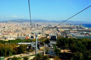 Fanicular in Barcelona, Spain