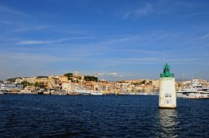 Cannes Harbor Seen From Ship's Tender