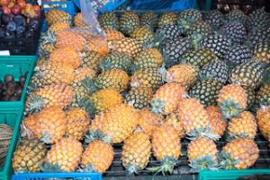 Pineapples At The Market