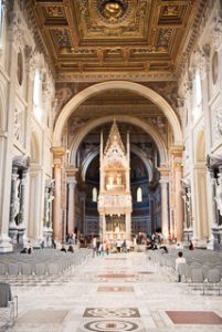Inside of Basilica di San Giovanni in Laterano