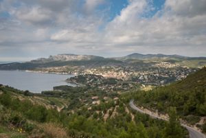 View Of Cassis From The Scenic Roadway