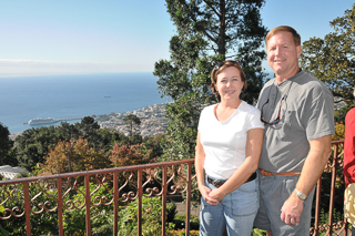 Funchal Harbor View From Monte