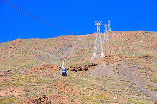 Cable Car To The Peak of Mt. Tiede
