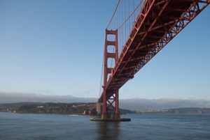Passing Under Golden Gate Bridge