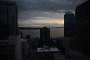 Last Sunset in Seattle