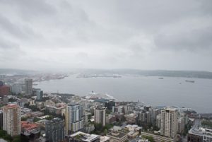 Puget Sound From Space Needle