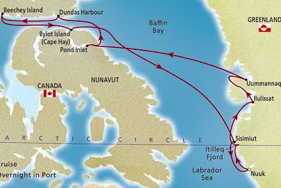 Arctic Expedition Cruise Itinerary