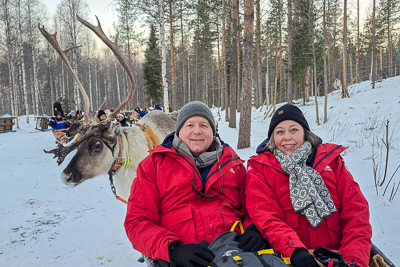 Rovaniemi Day 2 – Reindeer Sleigh Ride